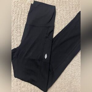 Fit: Fitted, straight-leg style
Features: Mid-rise design; fold over waist